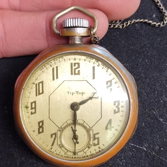 Vintage 20s Tip Top pocket watch - Picture 7 of 8
